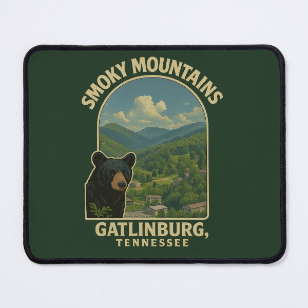 Item preview, Smoky Mountains Gatlinburg print designed and sold by RockyLambda.