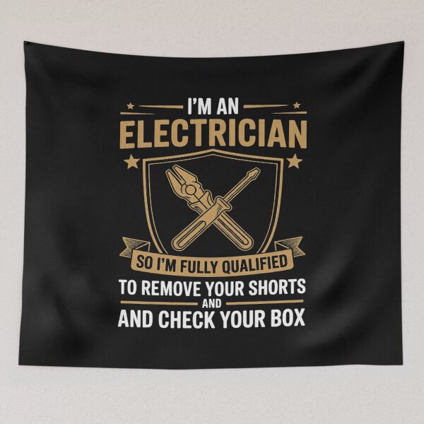 Item preview, I'm An Electrician I'm Fully Qualified Lineman designed and sold by nicomitchell.