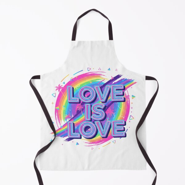 Item preview, Retro Pride Wave – Neon Love Is Love Style designed and sold by Tily360.