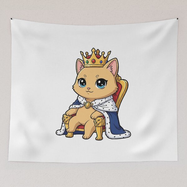 Item preview, Royal Cat Illustration designed and sold by HoopeStylee.