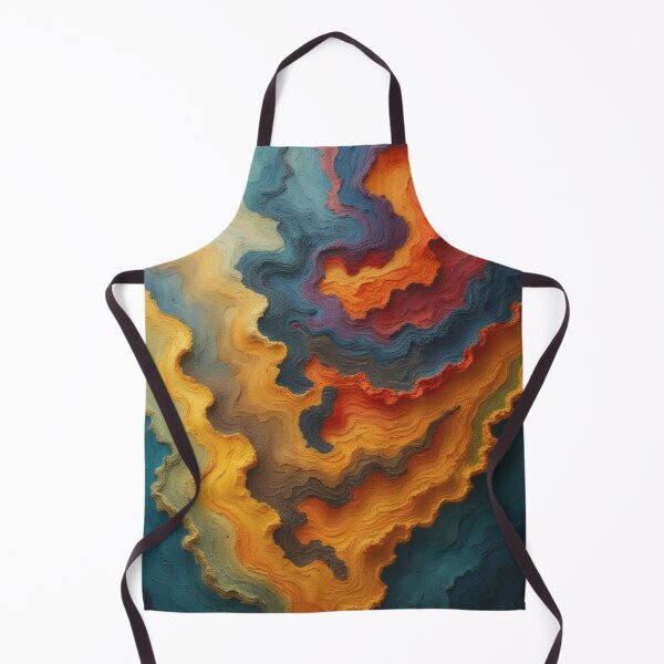Aperçu de l'œuvre Vagues colorées abstraites - Art texturé moderne créée et vendue par Mianku | Für das Leben.