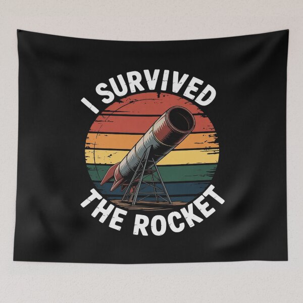 Item preview, I Survived The Rocket Slide. School Playgrounds Scientist designed and sold by nicomitchell.