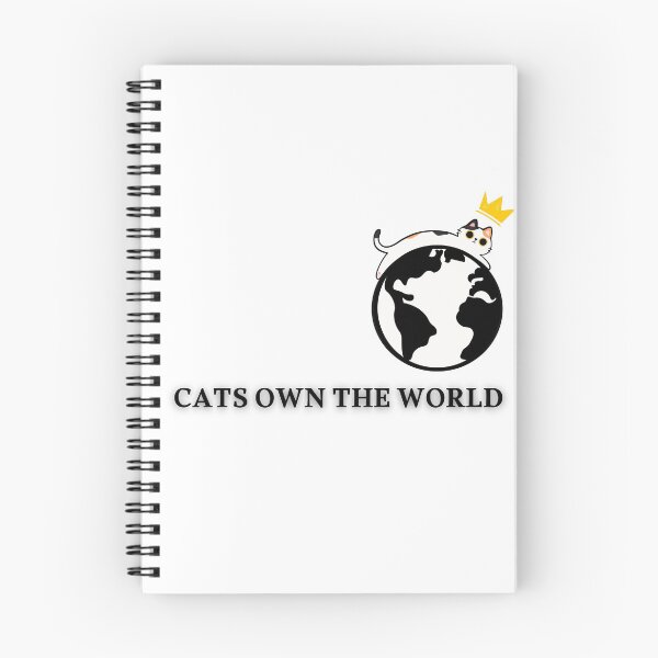 Item preview, Cats Own the World – Cat on Globe Design designed and sold by mon369000.