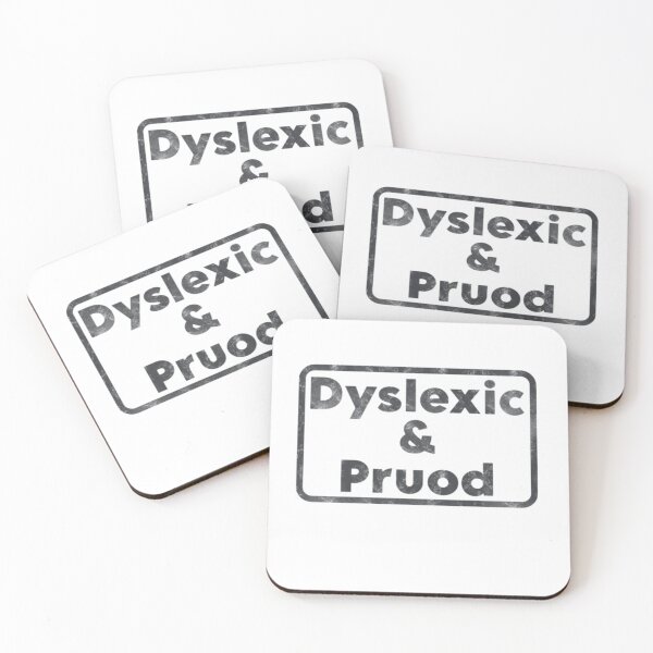 Item preview, Dyslexic & Pruod – Funny Dyslexia Humor Design Black designed and sold by ETee's.