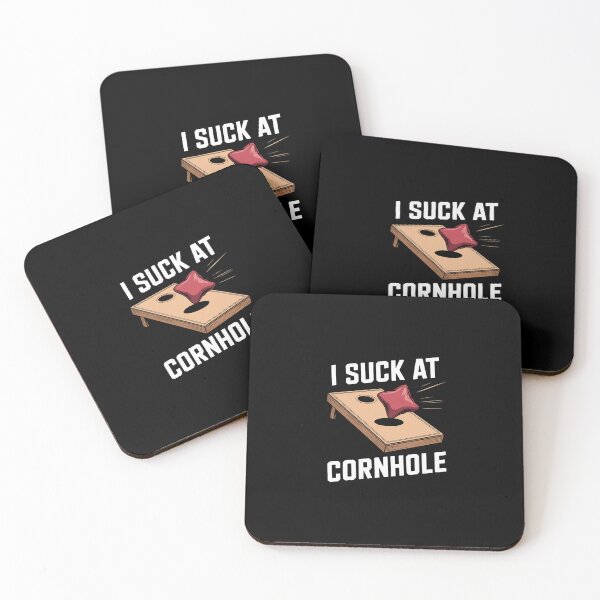 Item preview, I Suck At Cornhole Dummy Boards Sport Players Lawn Champs designed and sold by andreaswest.
