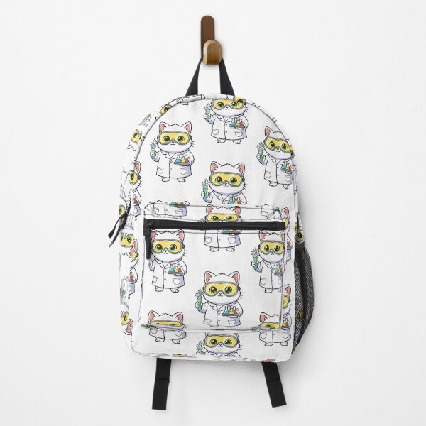 Item preview, Cute Chemist Cat Cartoon designed and sold by HoopeStylee.
