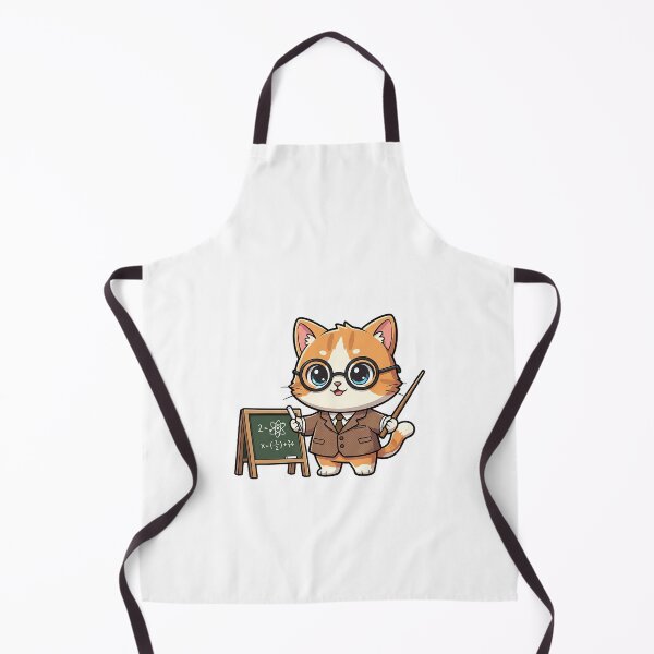 Item preview, Funny Professor Cat Illustration designed and sold by HoopeStylee.