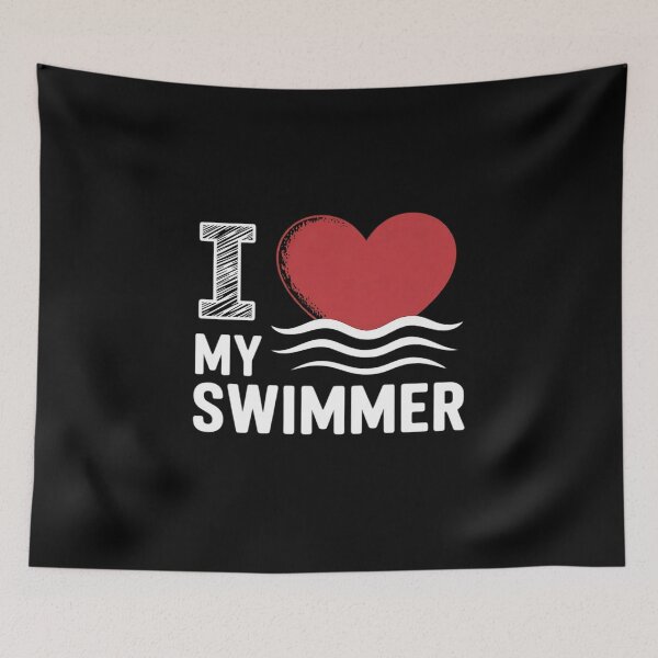 Item preview, I Love My Swimmer Swimming Swim Mom designed and sold by andreaswest.