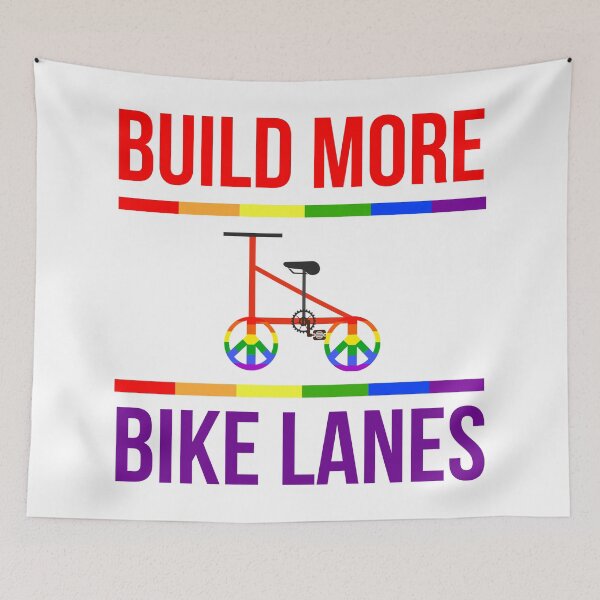 Item preview, Build more bike lanes  designed and sold by Rachel the Artist .