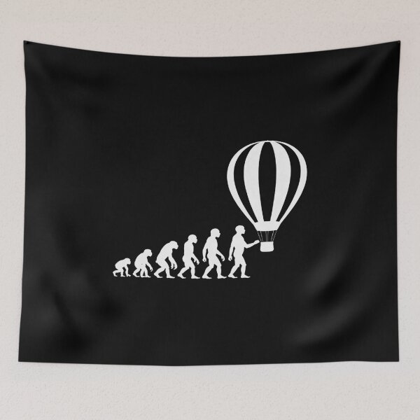 Item preview, Human Hot Air Balloon Evolution Balloonist Pilot designed and sold by andreaswest.