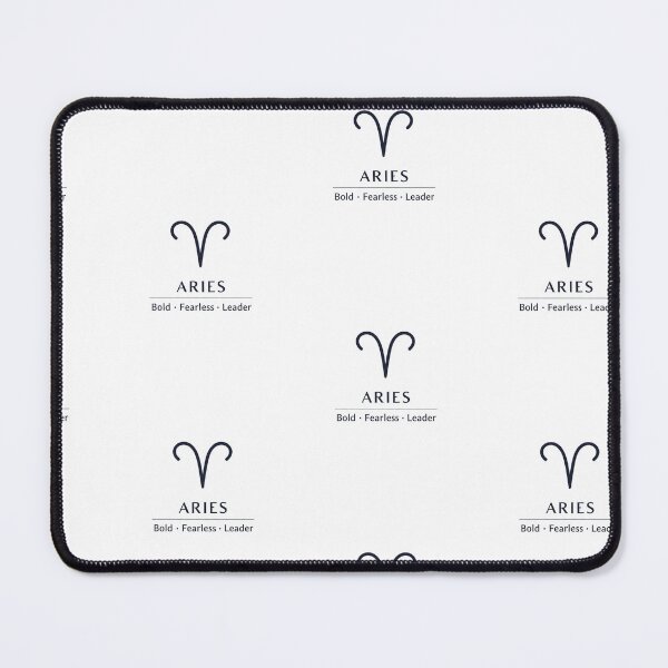 Item preview, Aries Zodiac Sign Minimalist Line Art – Bold Fearless Leader Astrology Design designed and sold by Koumudi Luxe Studio.