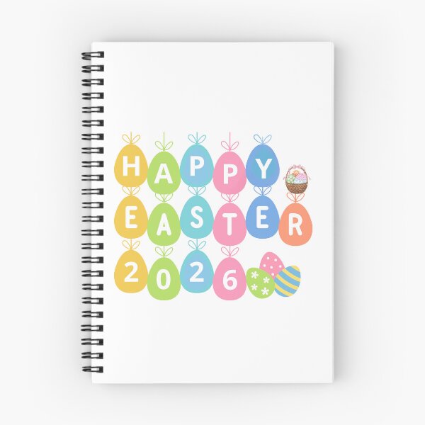 Item preview, Colorful “Happy Easter 2026” Eggs designed and sold by DariaOltes.