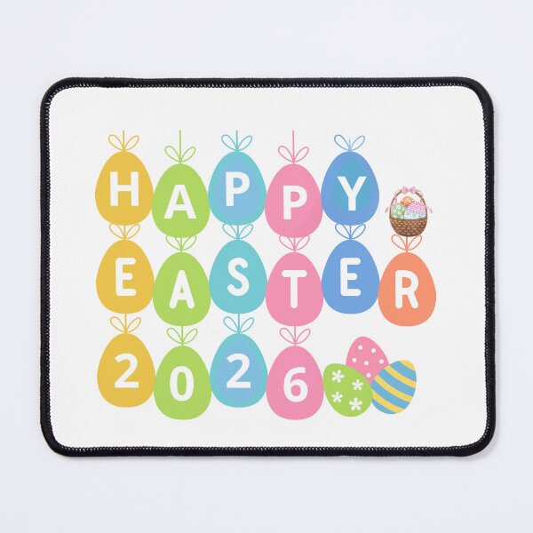 Item preview, Colorful “Happy Easter 2026” Eggs designed and sold by DariaOltes.