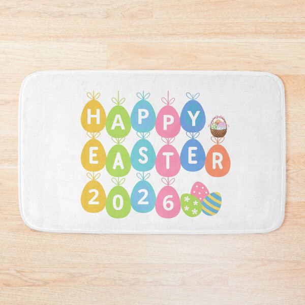 Item preview, Colorful “Happy Easter 2026” Eggs designed and sold by DariaOltes.