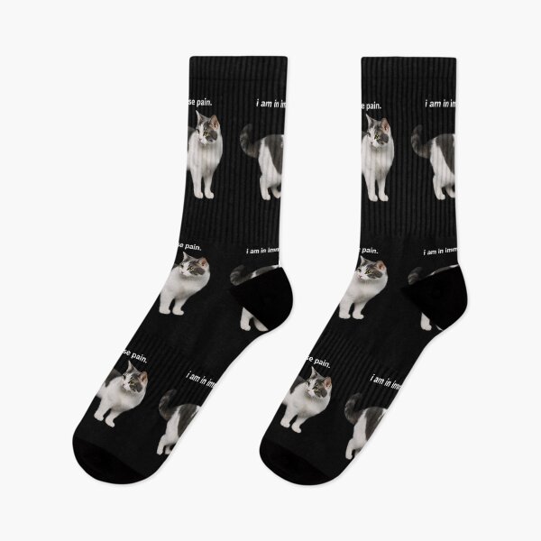 Item preview, I Am in Immense Pain Cat Meme Sad Funny Quote designed and sold by gear-posters.
