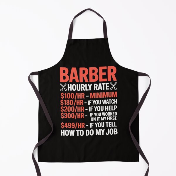 Item preview, Hairstylist Gifts & Barber Equipment. Barber Hourly Rate designed and sold by margaridroso.