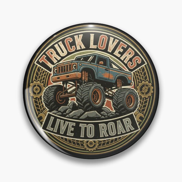 Item preview, Retro Monster Truck Bold Attitude Vintage Off-Road Graphic designed and sold by axiksa10.