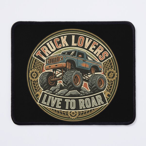 Item preview, Retro Monster Truck Bold Attitude Vintage Off-Road Graphic designed and sold by axiksa10.