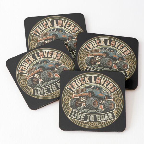 Item preview, Retro Monster Truck Bold Attitude Vintage Off-Road Graphic designed and sold by axiksa10.