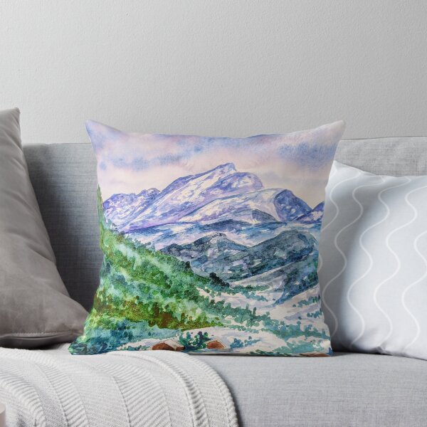 Item preview, Snow in the Alpine Mountains designed and sold by Art-By-Rosalind.