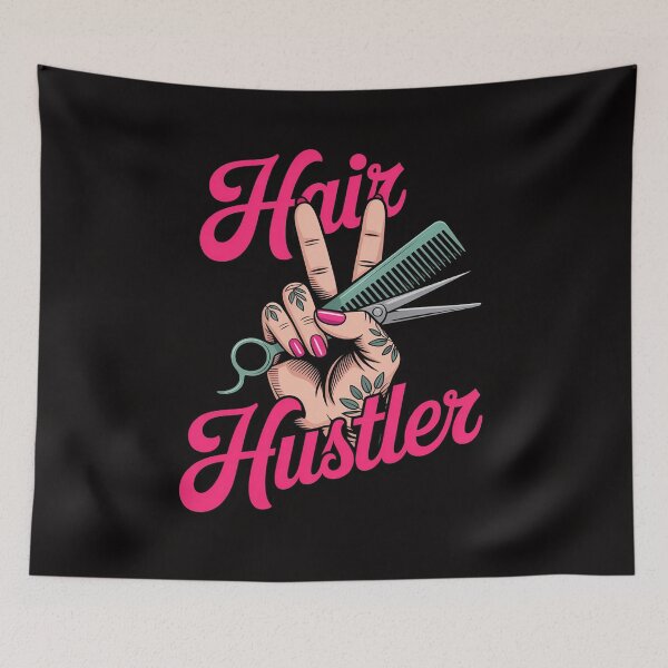Item preview, Hair Boss Hairstylist Hairdresser Scissors Hand Hair Hustler designed and sold by margaridroso.