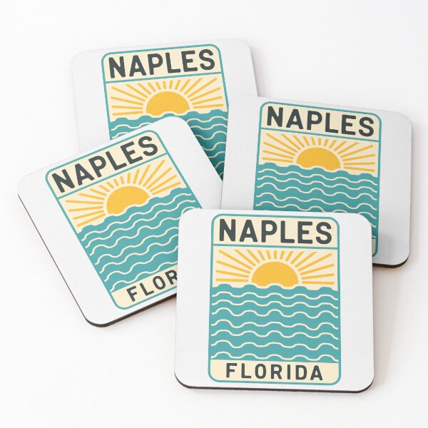 Item preview, Naples Florida - Beach Sign designed and sold by TheOldMittenIllustrated.