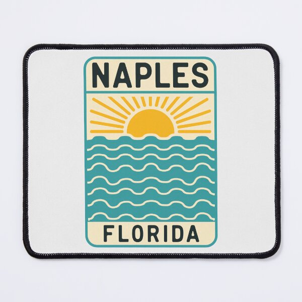 Item preview, Naples Florida - Beach Sign designed and sold by TheOldMittenIllustrated.