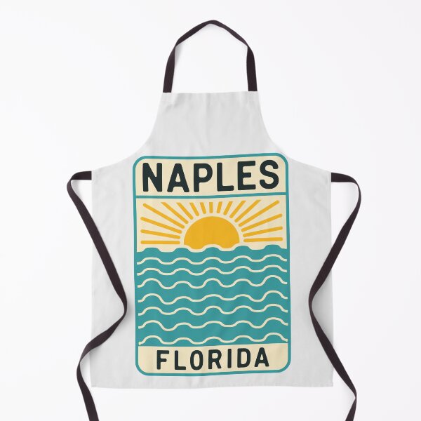 Item preview, Naples Florida - Beach Sign designed and sold by TheOldMittenIllustrated.