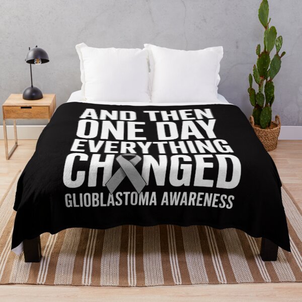 Item preview, Glioblastoma Awareness Figh Brain Tumor Cure Brain Cancer designed and sold by Minoloinan.