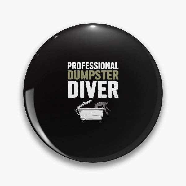 Item preview, Garbage Diver Trash Picker Dumpster Diving Unisex Black Modern designed and sold by Minoloinan.