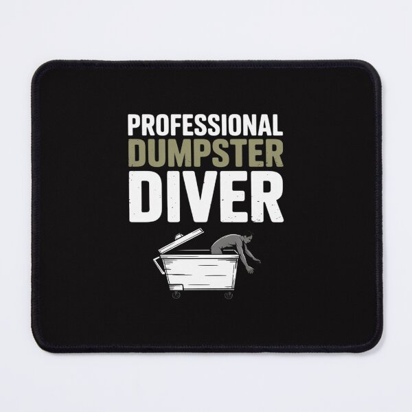 Item preview, Garbage Diver Trash Picker Dumpster Diving Unisex Black Modern designed and sold by Minoloinan.