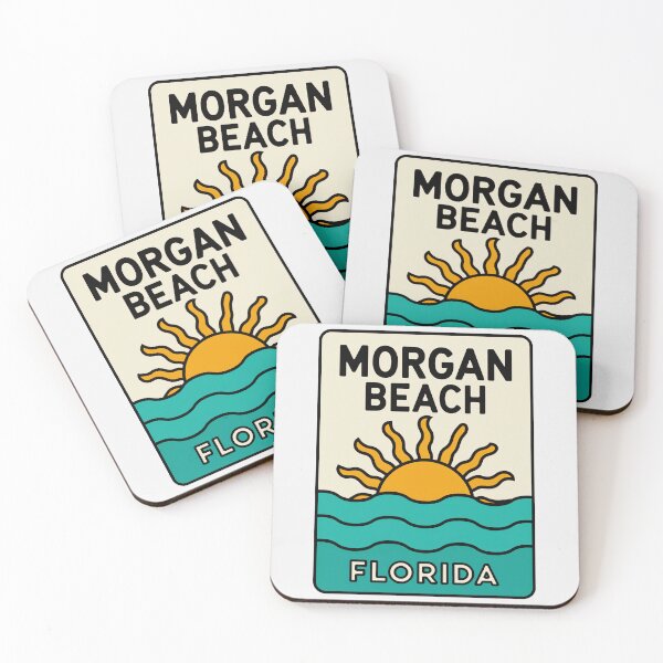Item preview, Morgan Beach Florida - Beach Sign designed and sold by TheOldMittenIllustrated.