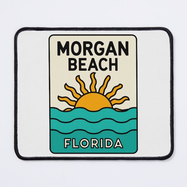 Item preview, Morgan Beach Florida - Beach Sign designed and sold by TheOldMittenIllustrated.
