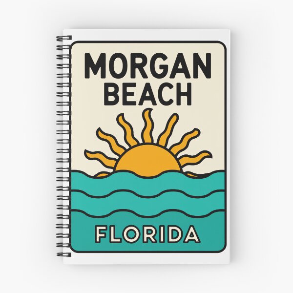 Item preview, Morgan Beach Florida - Beach Sign designed and sold by TheOldMittenIllustrated.