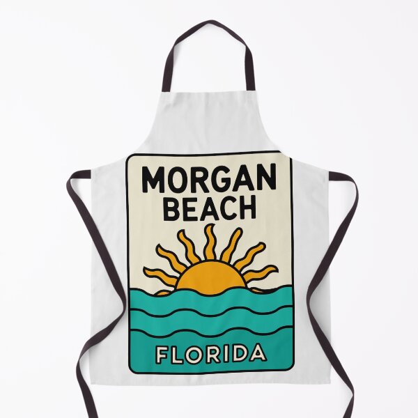 Item preview, Morgan Beach Florida - Beach Sign designed and sold by TheOldMittenIllustrated.