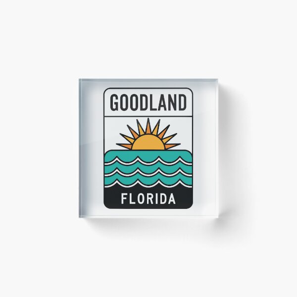 Item preview, Goodland Florida - Beach Sign designed and sold by TheOldMittenIllustrated.