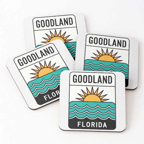 Item preview, Goodland Florida - Beach Sign designed and sold by TheOldMittenIllustrated.