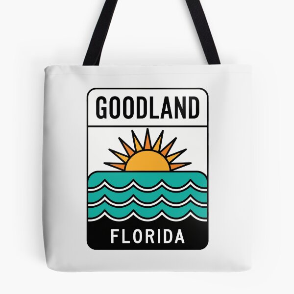 Item preview, Goodland Florida - Beach Sign designed and sold by TheOldMittenIllustrated.