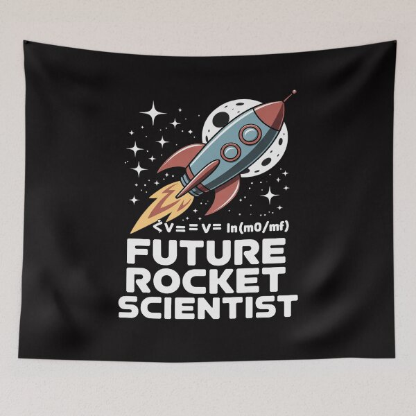Item preview, Future Rocket Scientist Rocket Ship Rocket Equation designed and sold by Minoloinan.