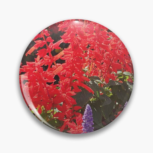 Item preview, SMILE... beautiful red and purple flowers designed and sold by CHASAcreative.