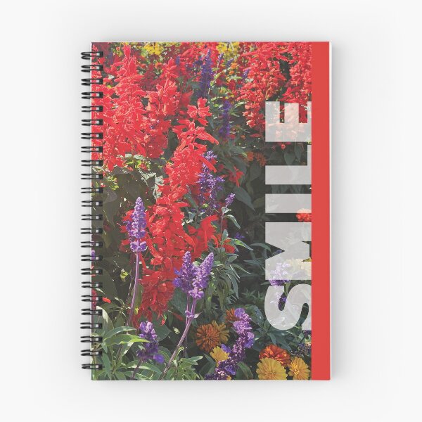 Item preview, SMILE... beautiful red and purple flowers designed and sold by CHASAcreative.