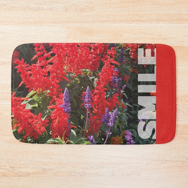 Item preview, SMILE... beautiful red and purple flowers designed and sold by CHASAcreative.