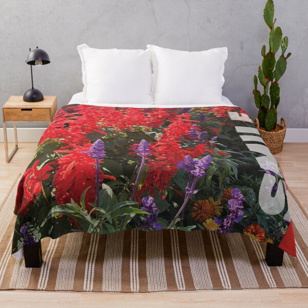 Item preview, SMILE... beautiful red and purple flowers designed and sold by CHASAcreative.
