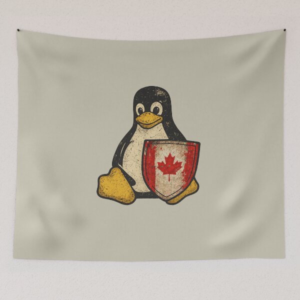 Item preview, Tux LINUX Canada designed and sold by angoma.