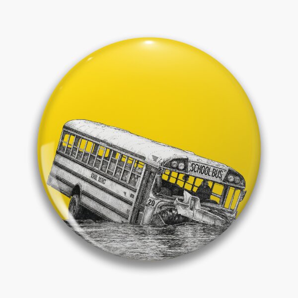 Item preview, School Bus Submerged in Water designed and sold by Naux | Design & Illustration.