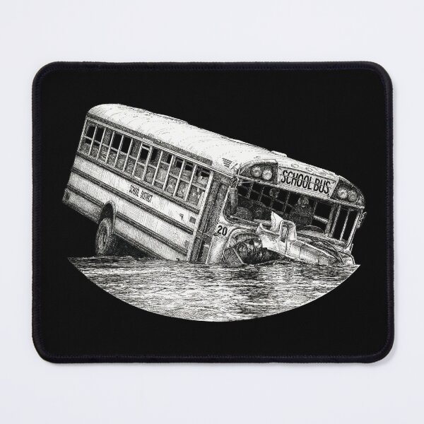 Item preview, School Bus Submerged in Water designed and sold by Naux | Design & Illustration.