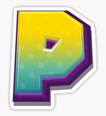 Alphabets - Yellow Green | YWZMHQ 1 Sticker