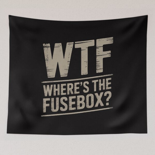 Item preview, Electrician WTF Wheres The Fusebox Sparky designed and sold by Minoloinan.