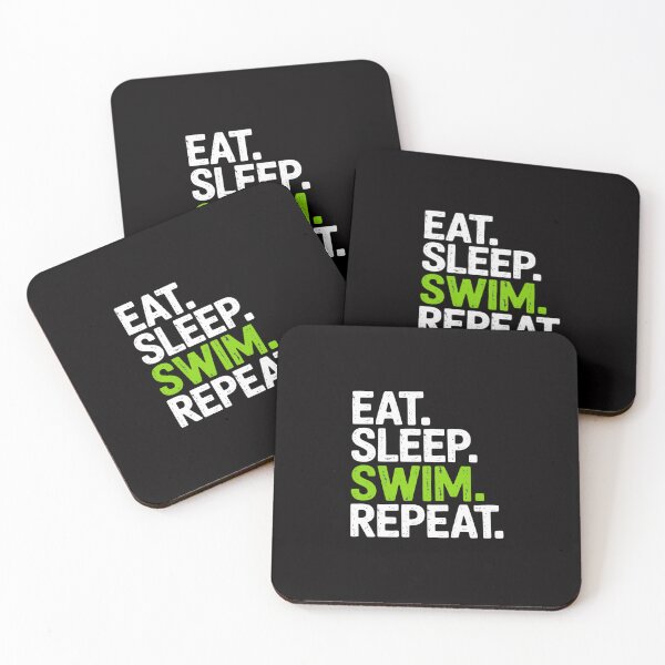 Item preview, Eat Sleep Swim Repeat Swimming Swimmer Cool designed and sold by Minoloinan.