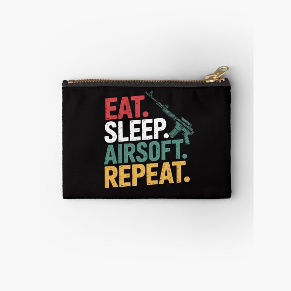 Item preview, Eat Sleep Airsoft Repeat Team Sport Pitch Strategy designed and sold by Minoloinan.
